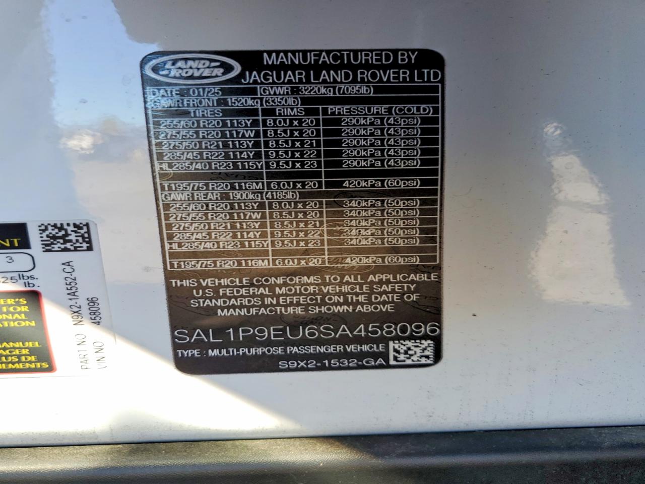Land Rover Range Rover Se