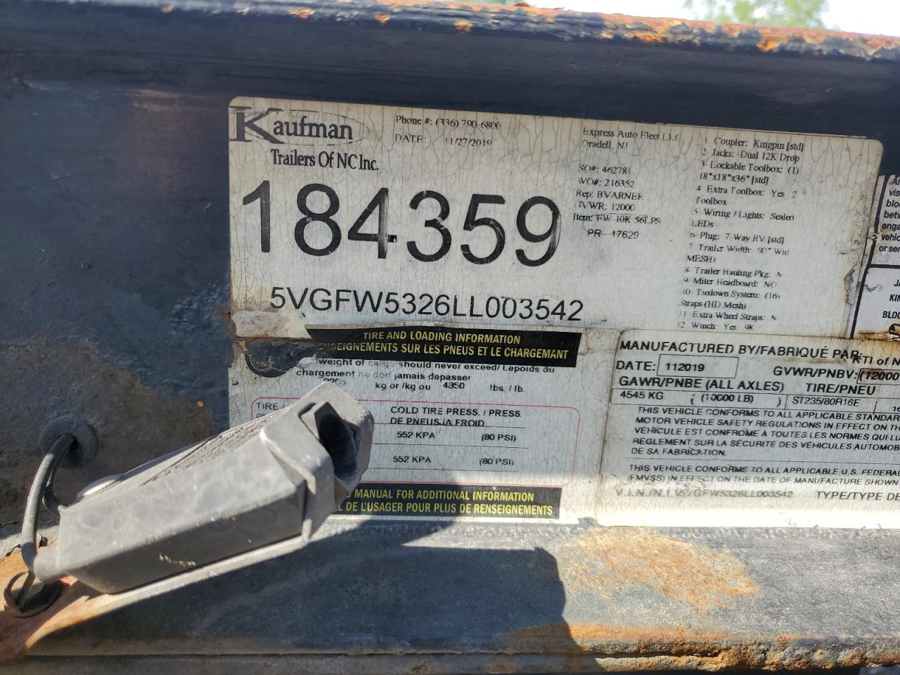 Kaufman Trailer