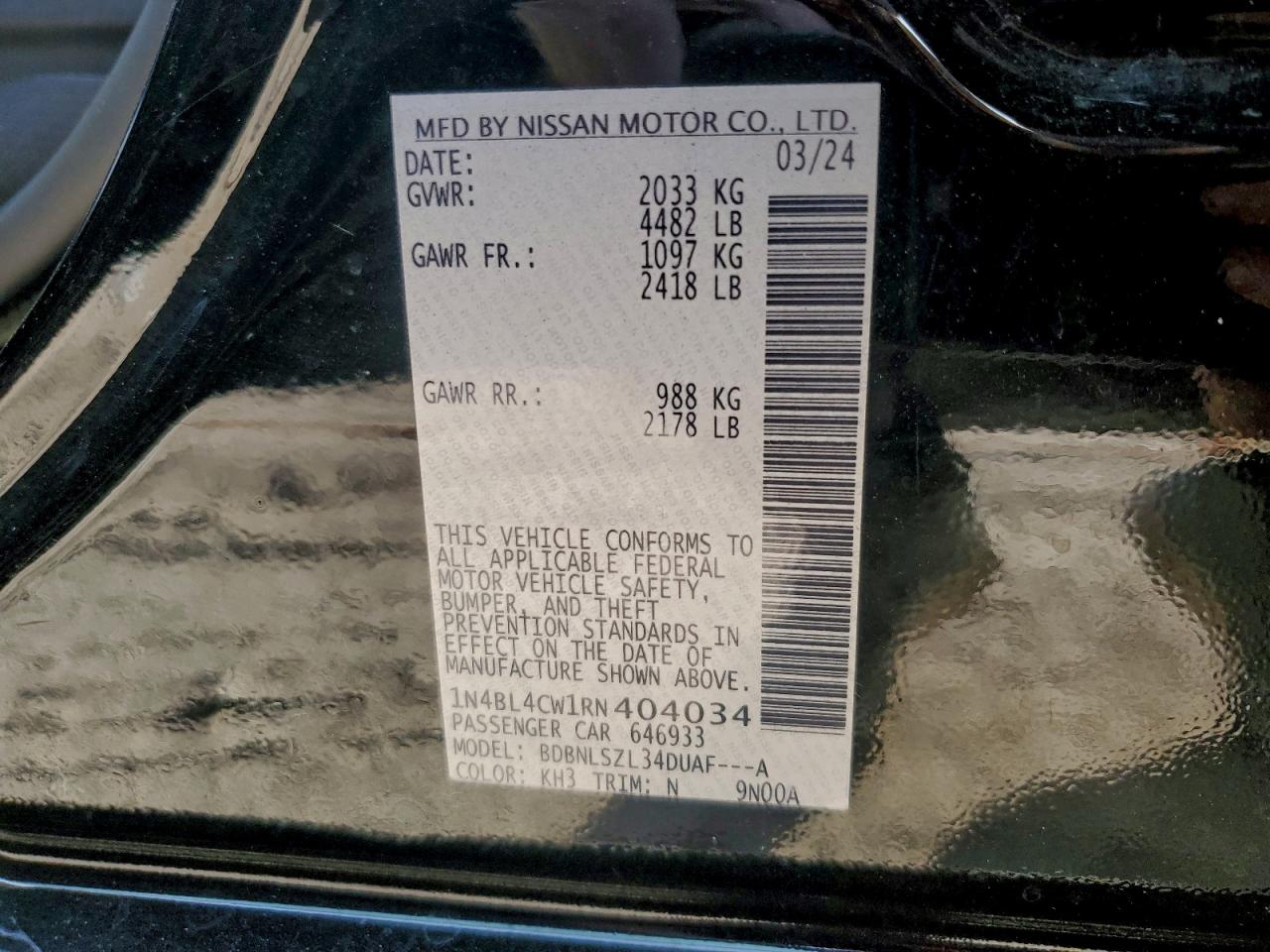 Nissan Altima Sr