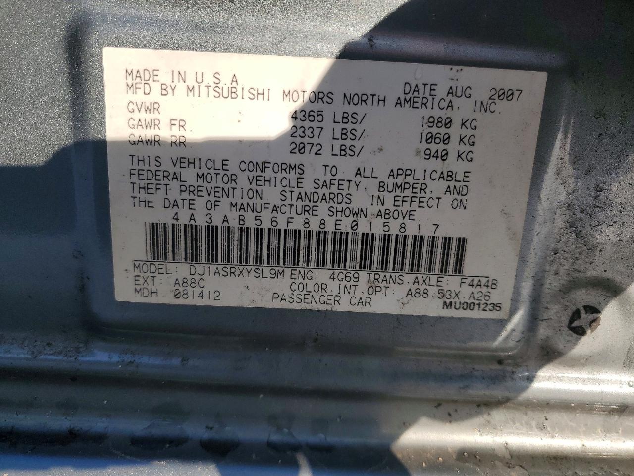 Mitsubishi Galant Es Premium