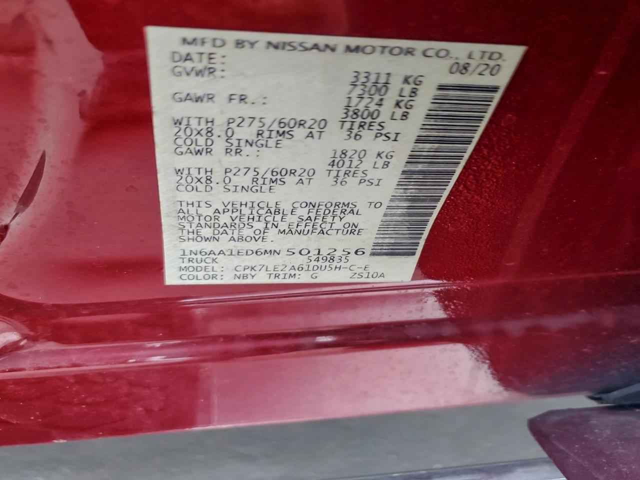 Nissan Titan Sv
