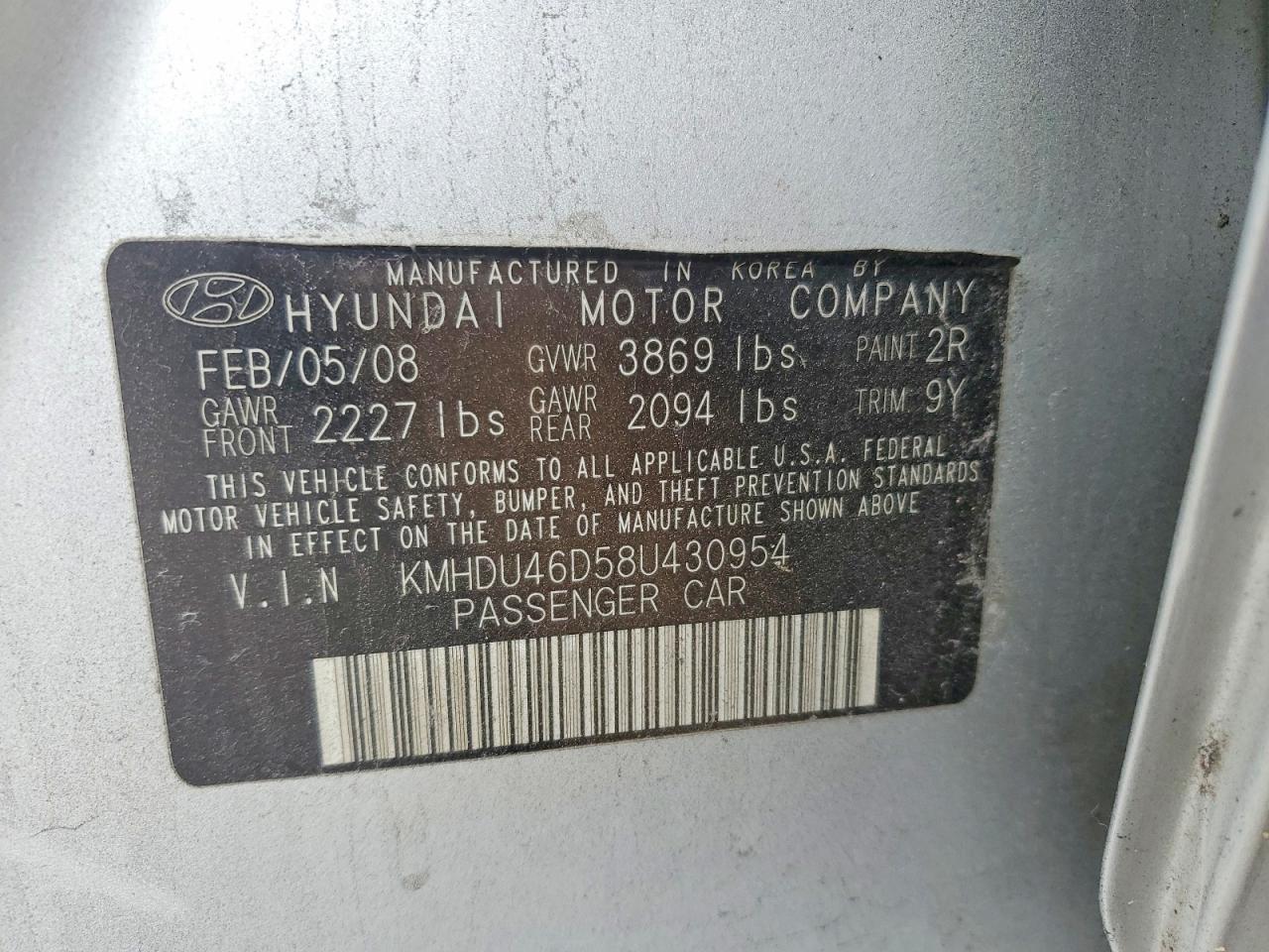 Hyundai ELANTRA Gls