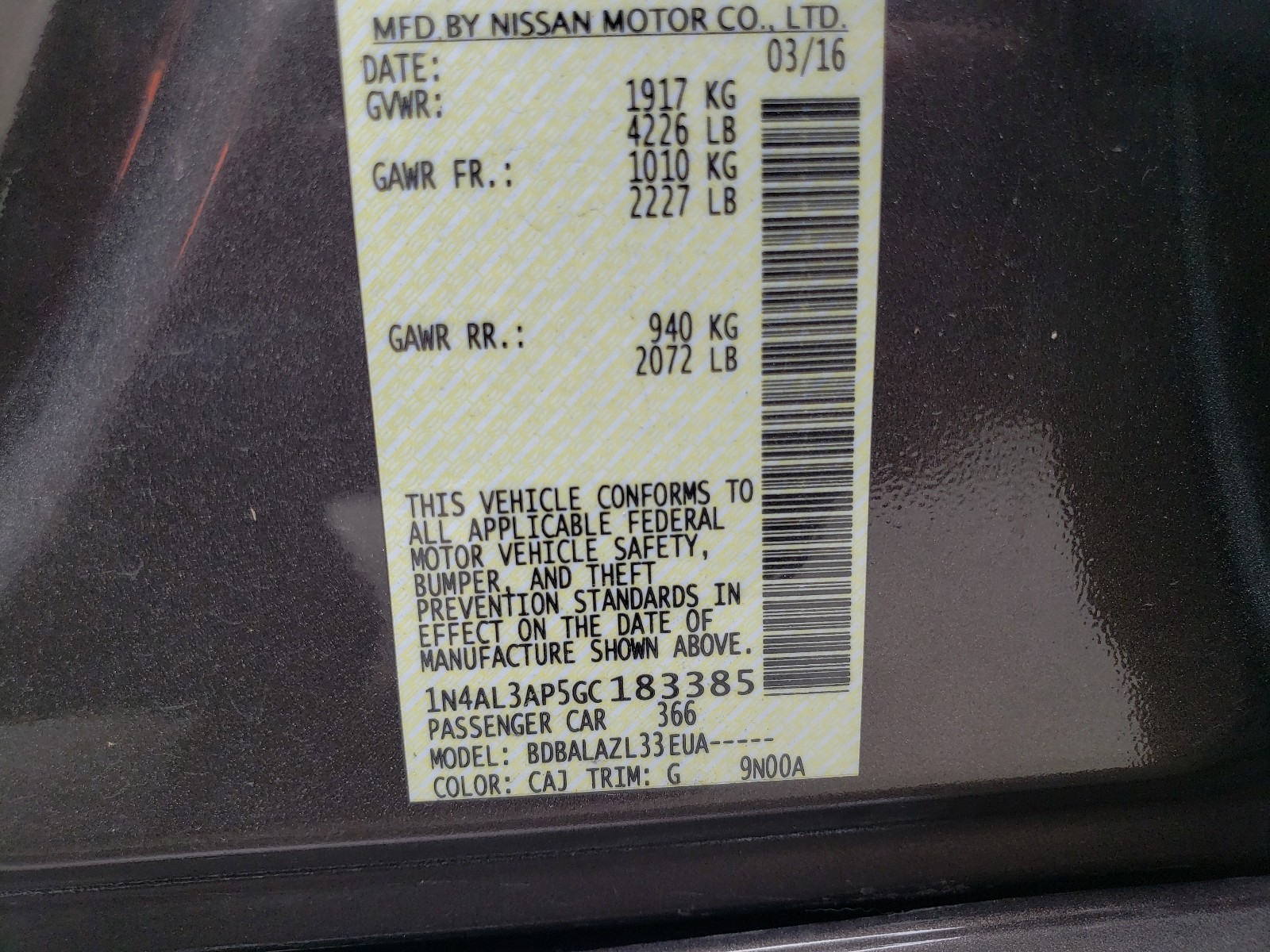 Nissan Altima 2.5