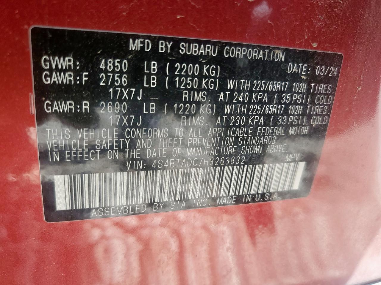 Subaru Outback Premium