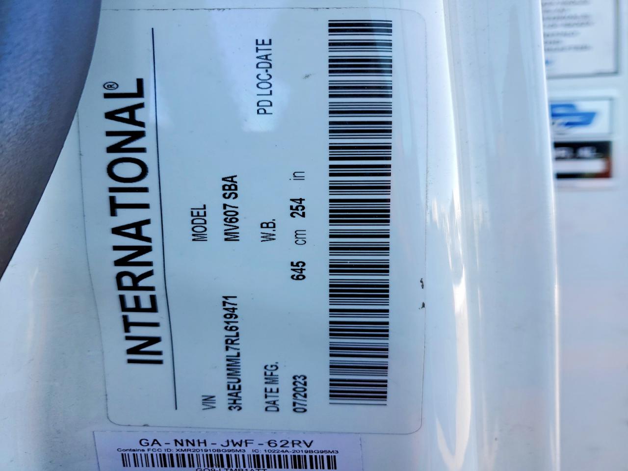 International Mv607