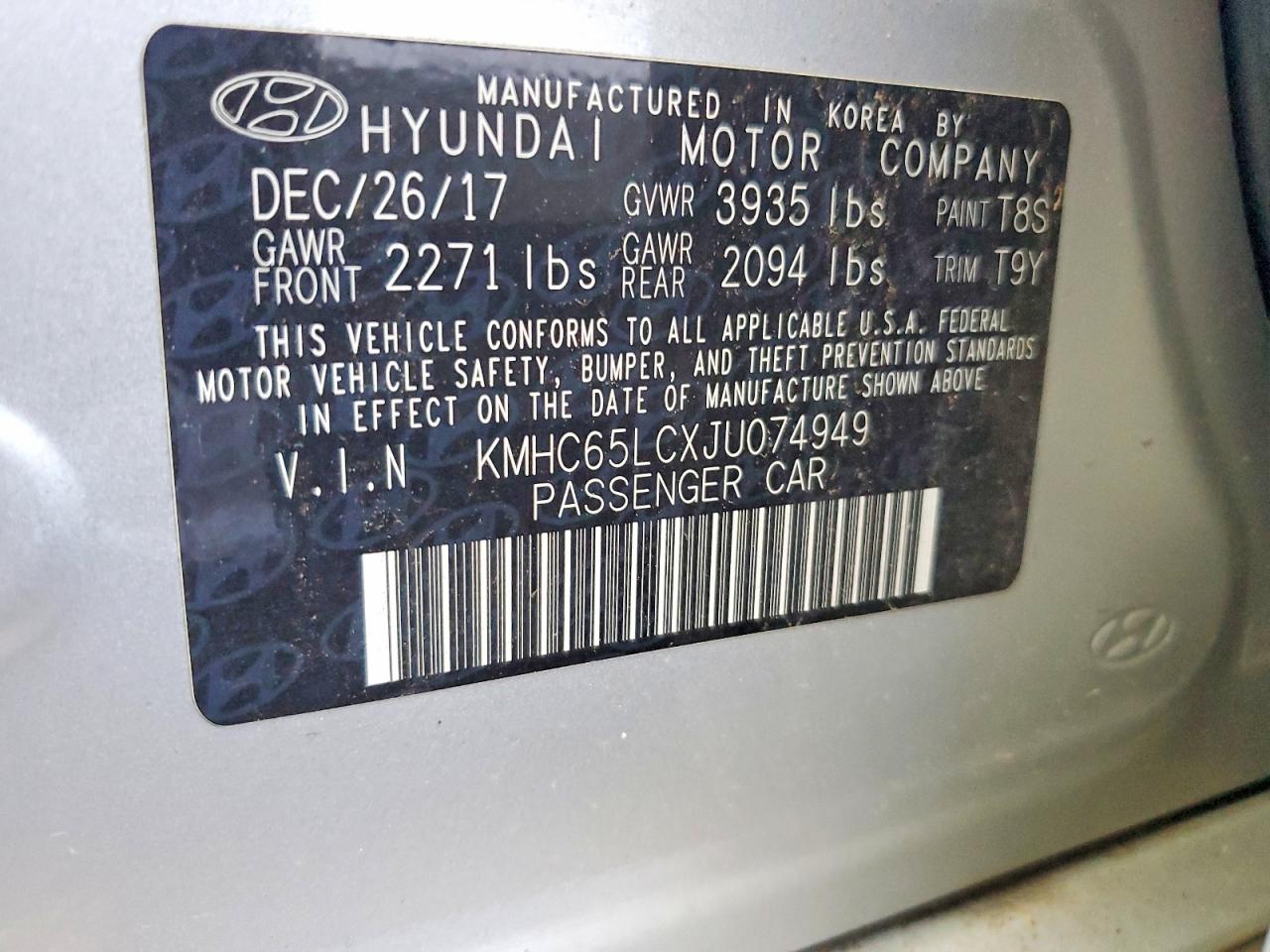 Hyundai Ioniq Blue