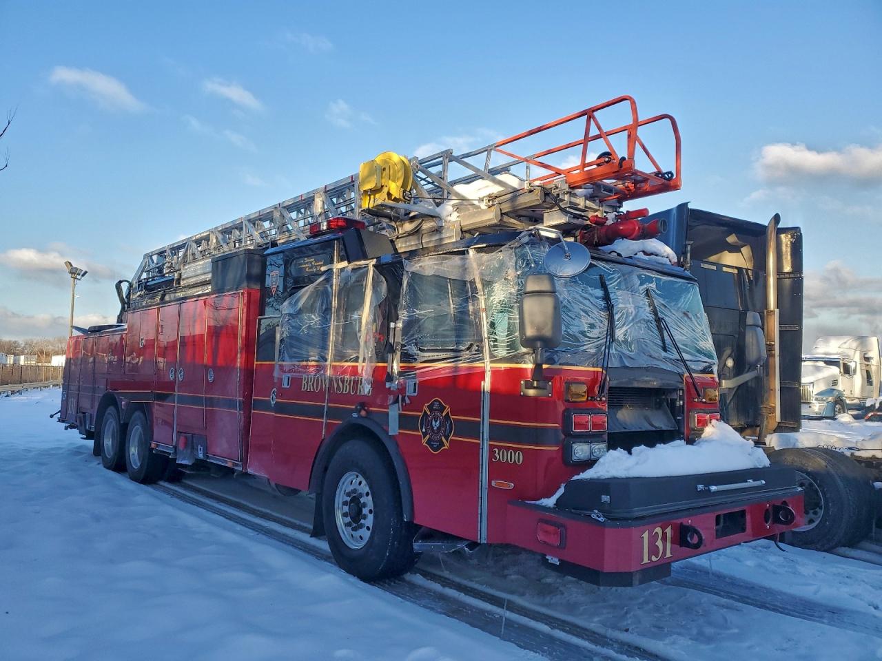 Salvage E-one Fire Truck Image