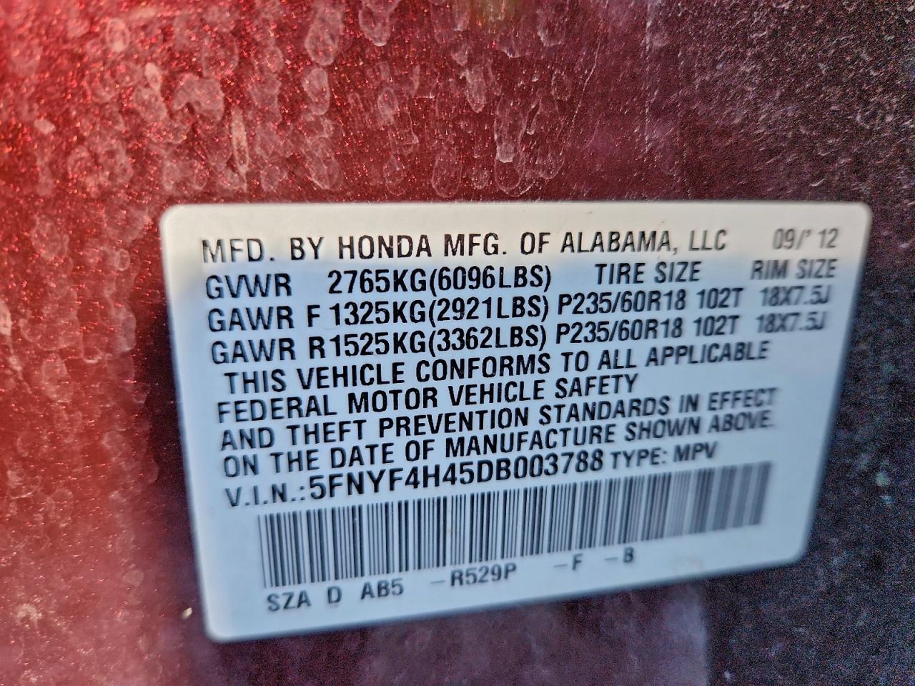 Honda Pilot Ex