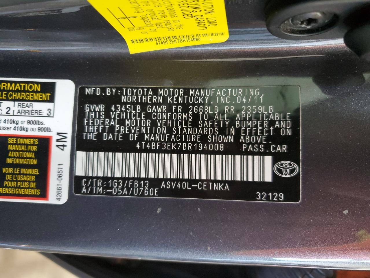 Toyota Camry Base