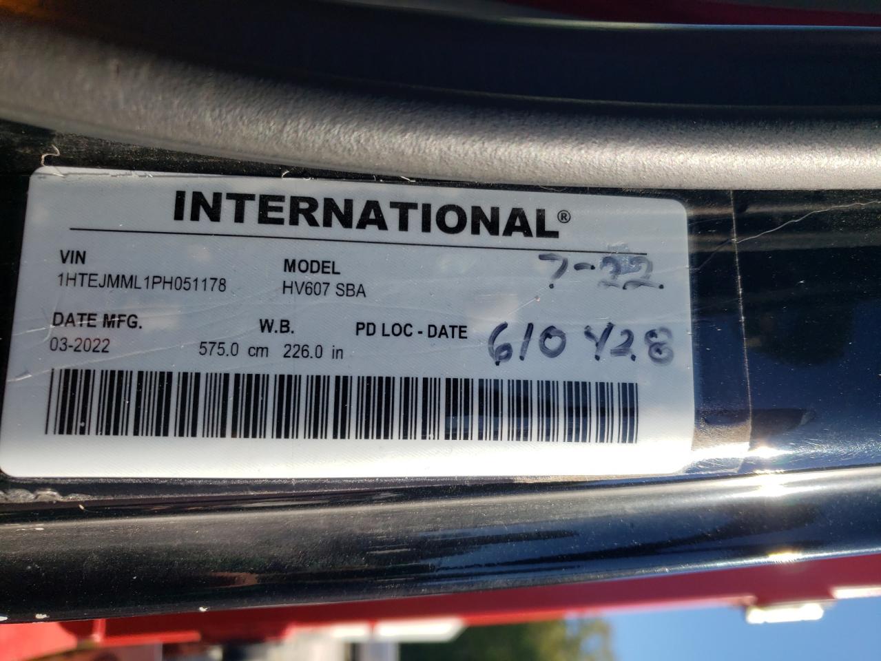 International Hv607