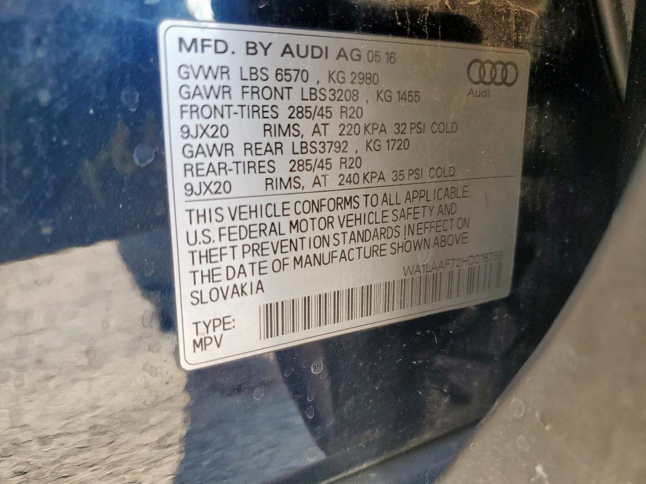Audi Q7 Premium Plus