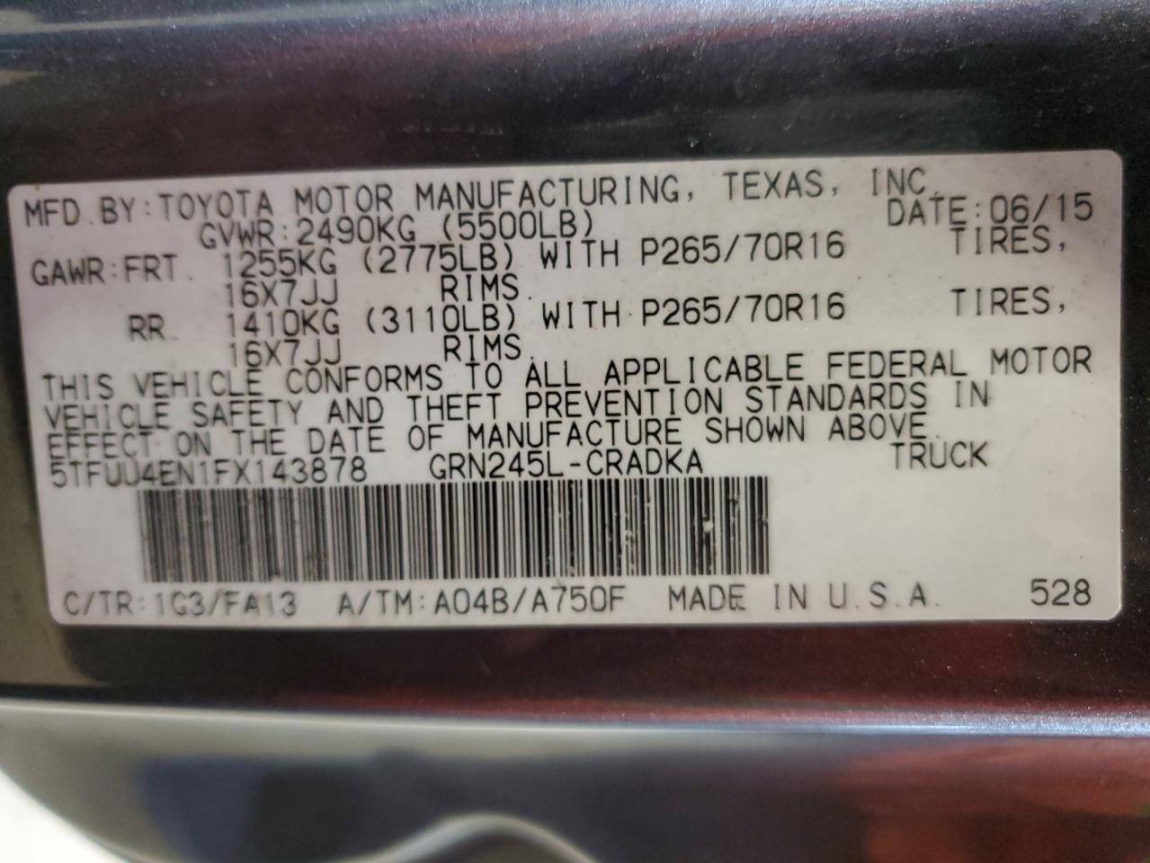 Toyota Tacoma Access Cab