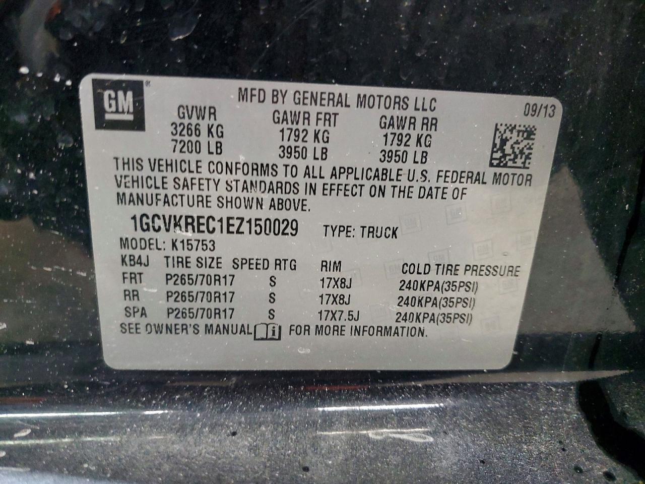 Chevrolet Silverado K1500 Lt