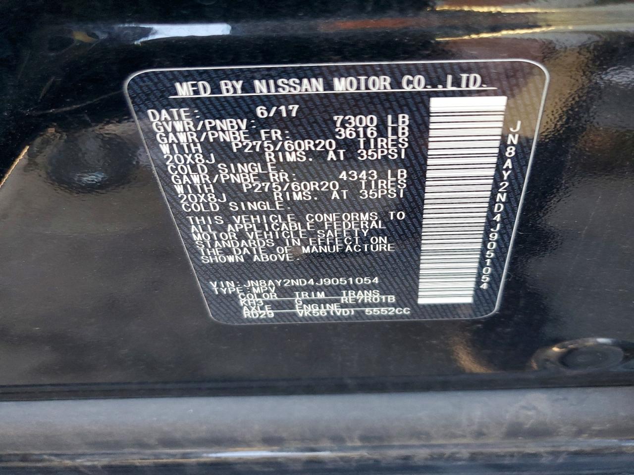 Nissan Armada Sv