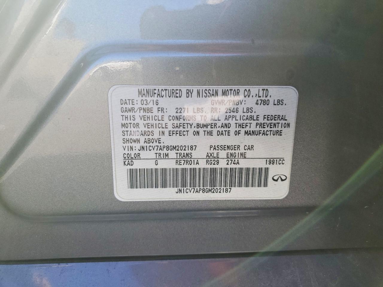 INFINITI Q50 Base
