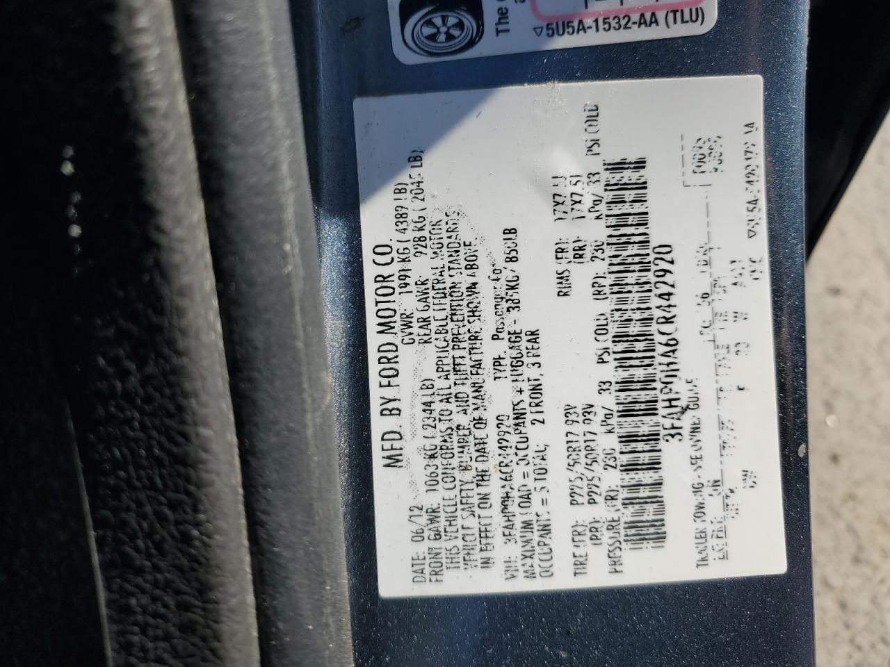 Ford Fusion Se