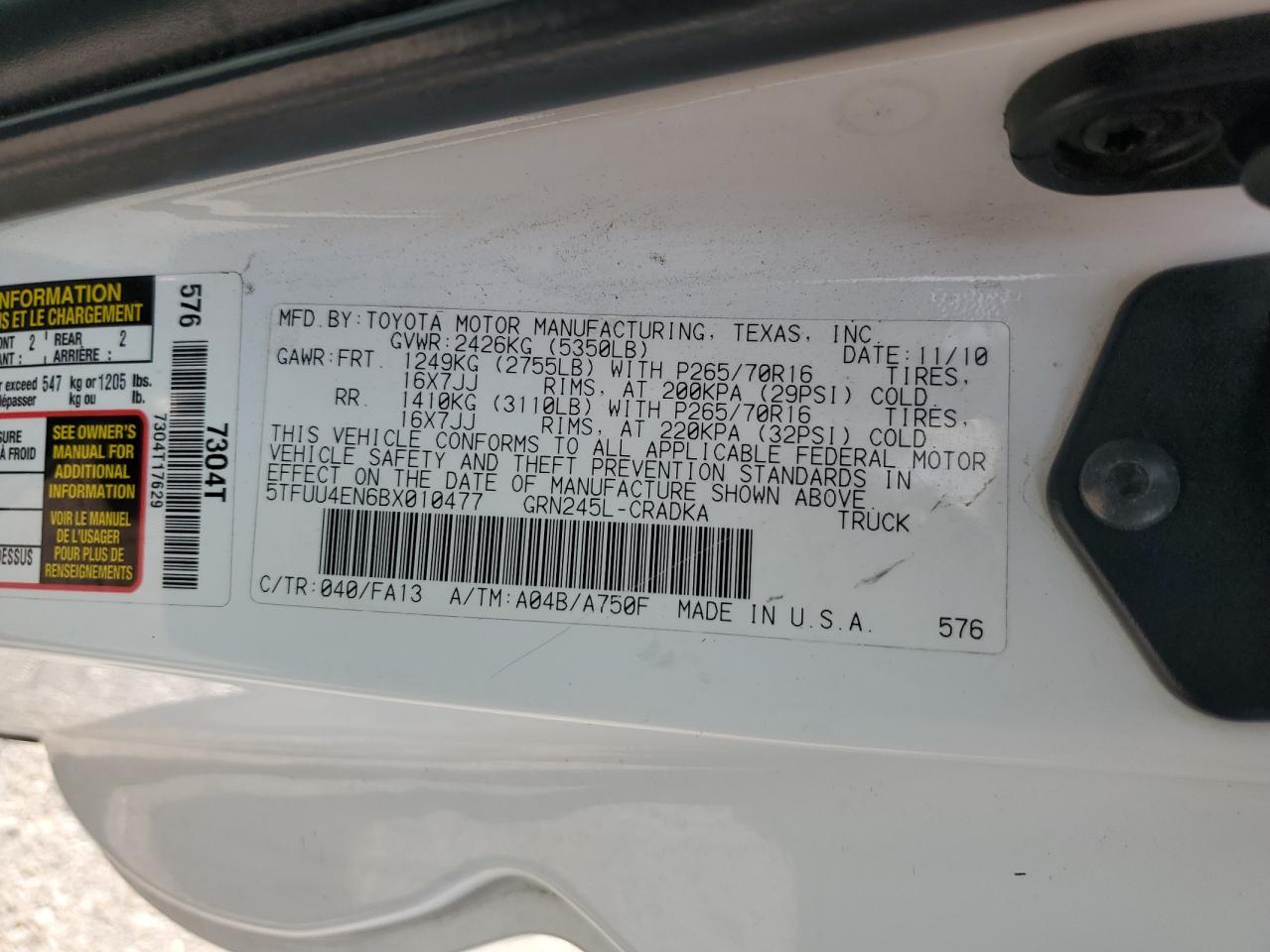 Toyota Tacoma Access Cab