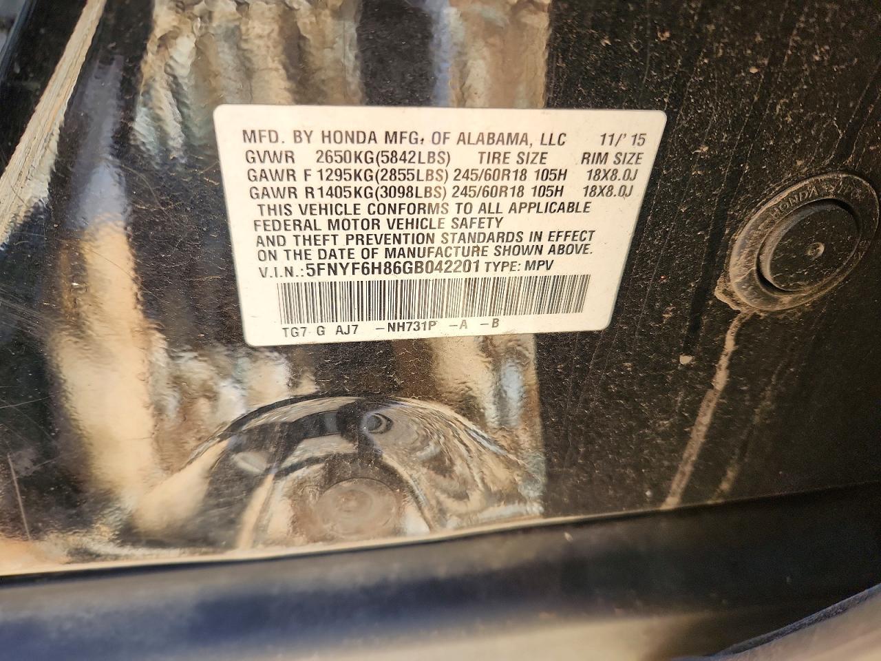 Honda Pilot Exl