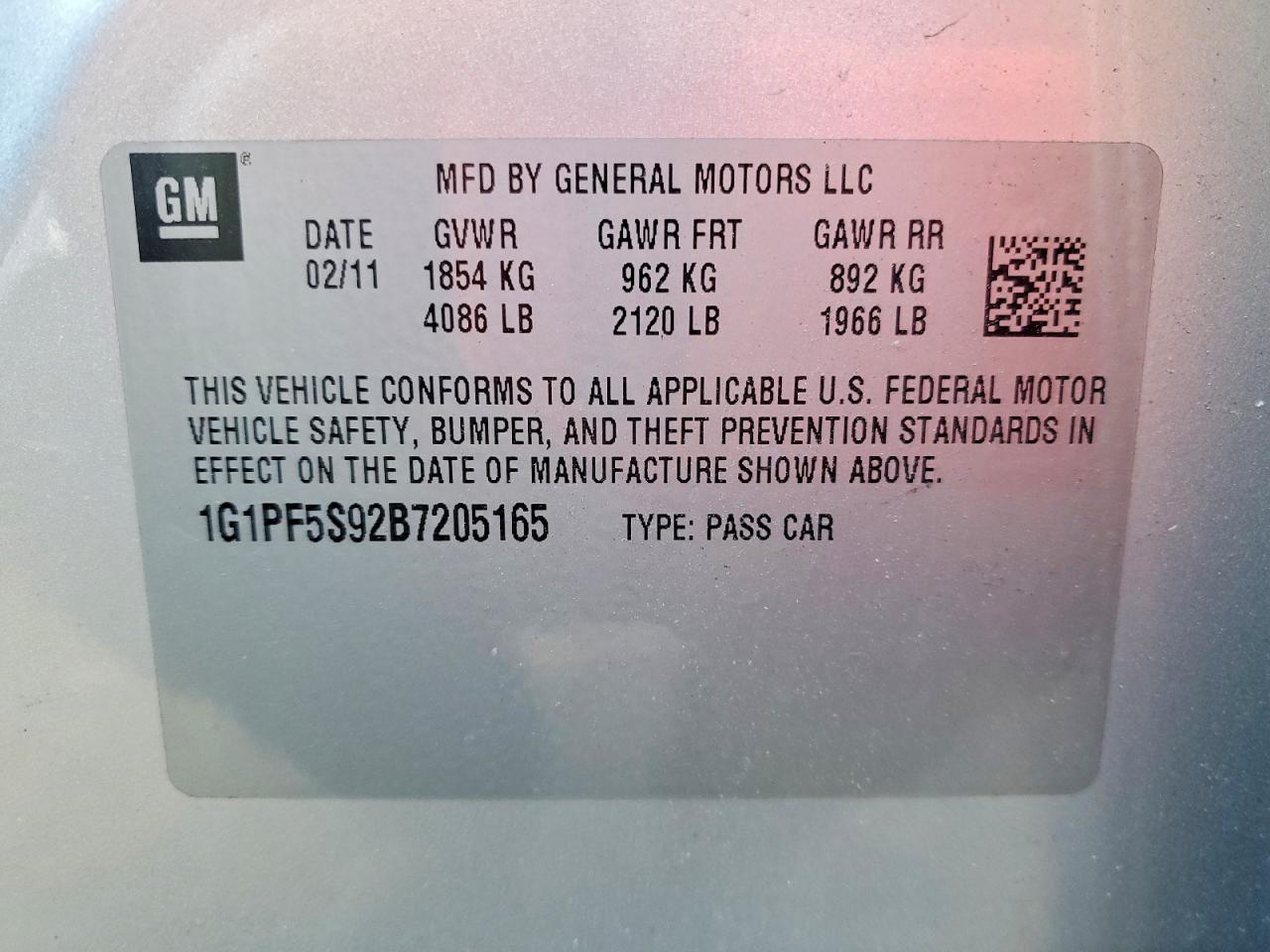 Chevrolet Cruze Lt