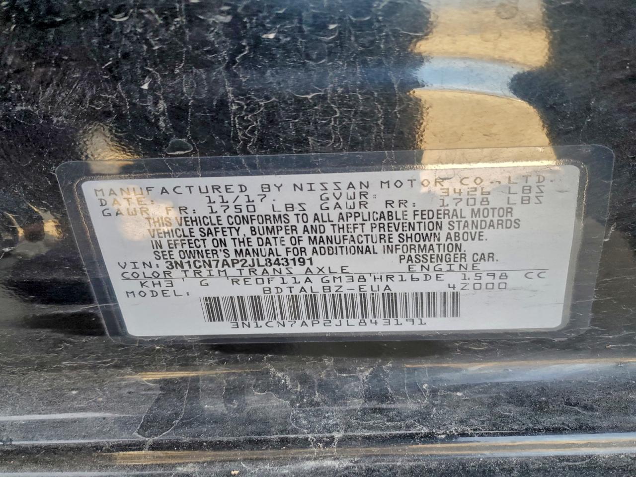 Nissan Versa S