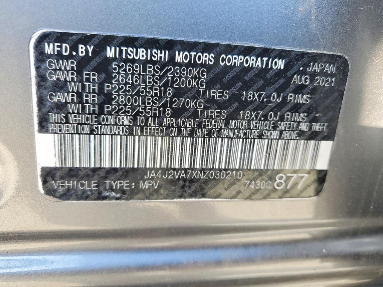 Mitsubishi Outlander Sel