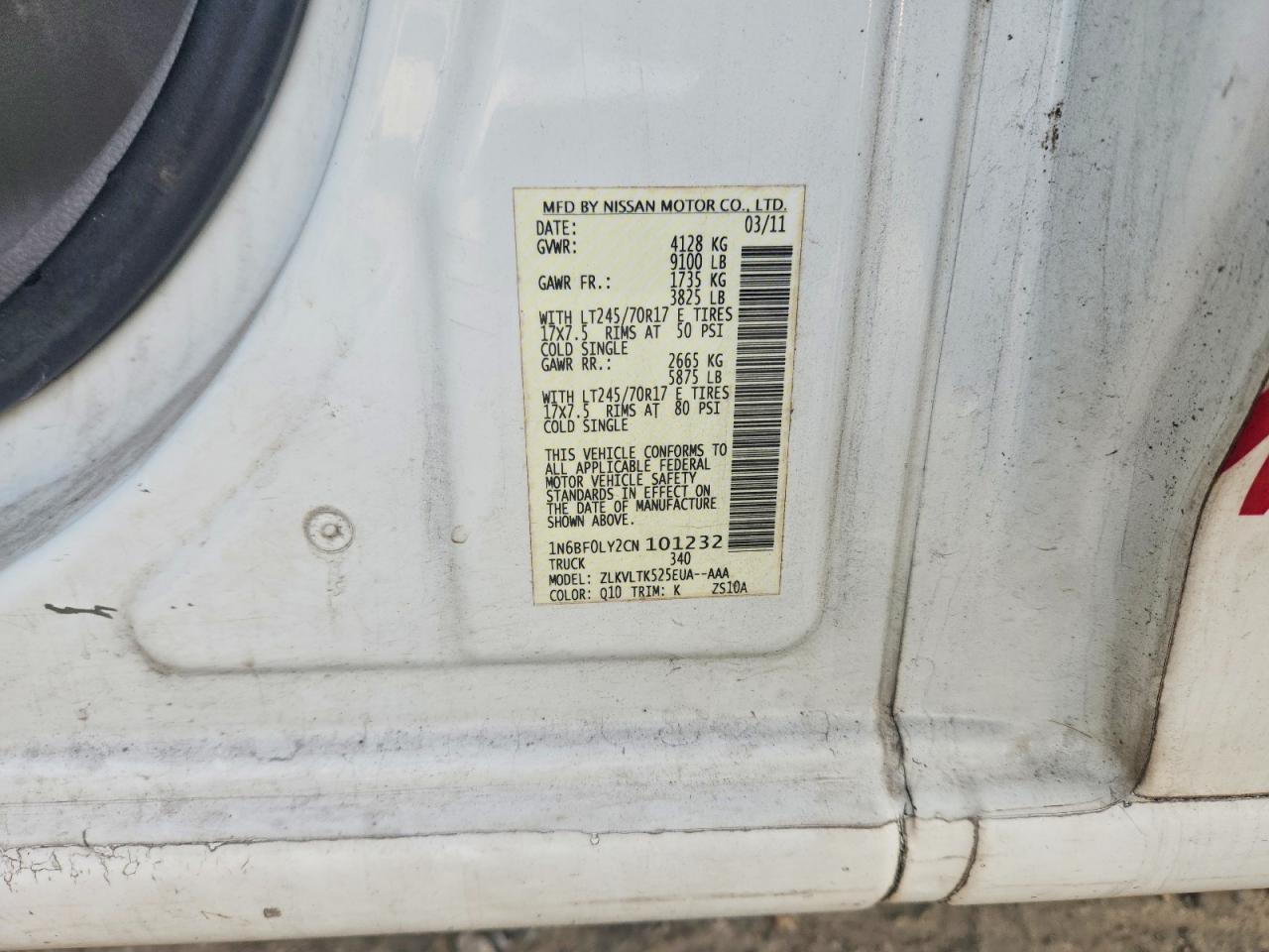 Nissan Nv 2500