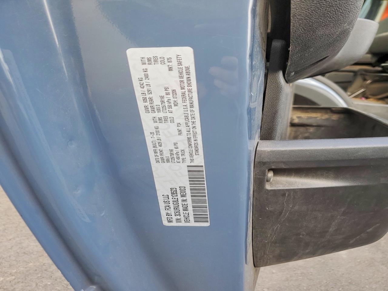 Ram Promaster 1500 High