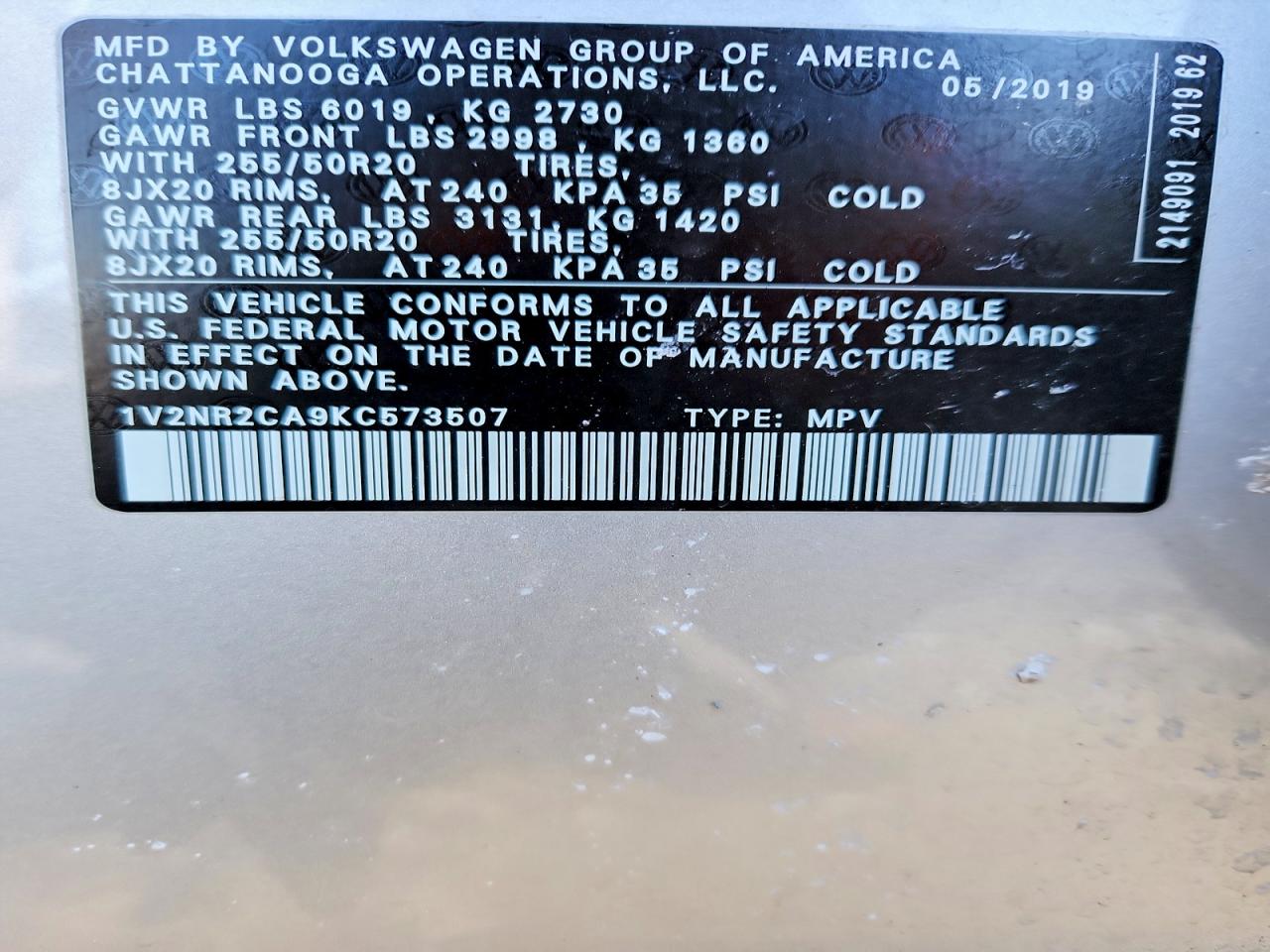 Volkswagen Atlas Sel Premium