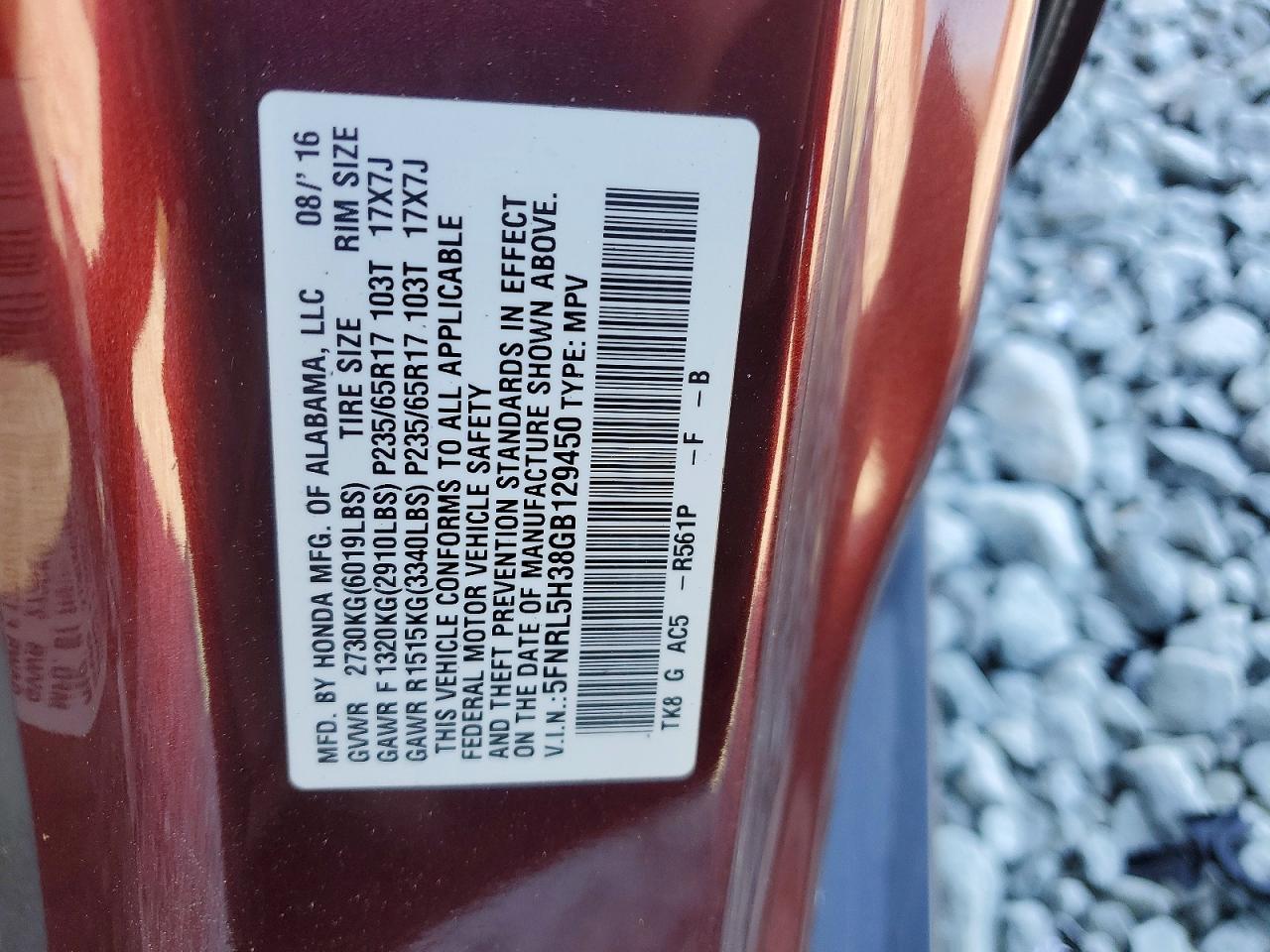 Honda Odyssey Se