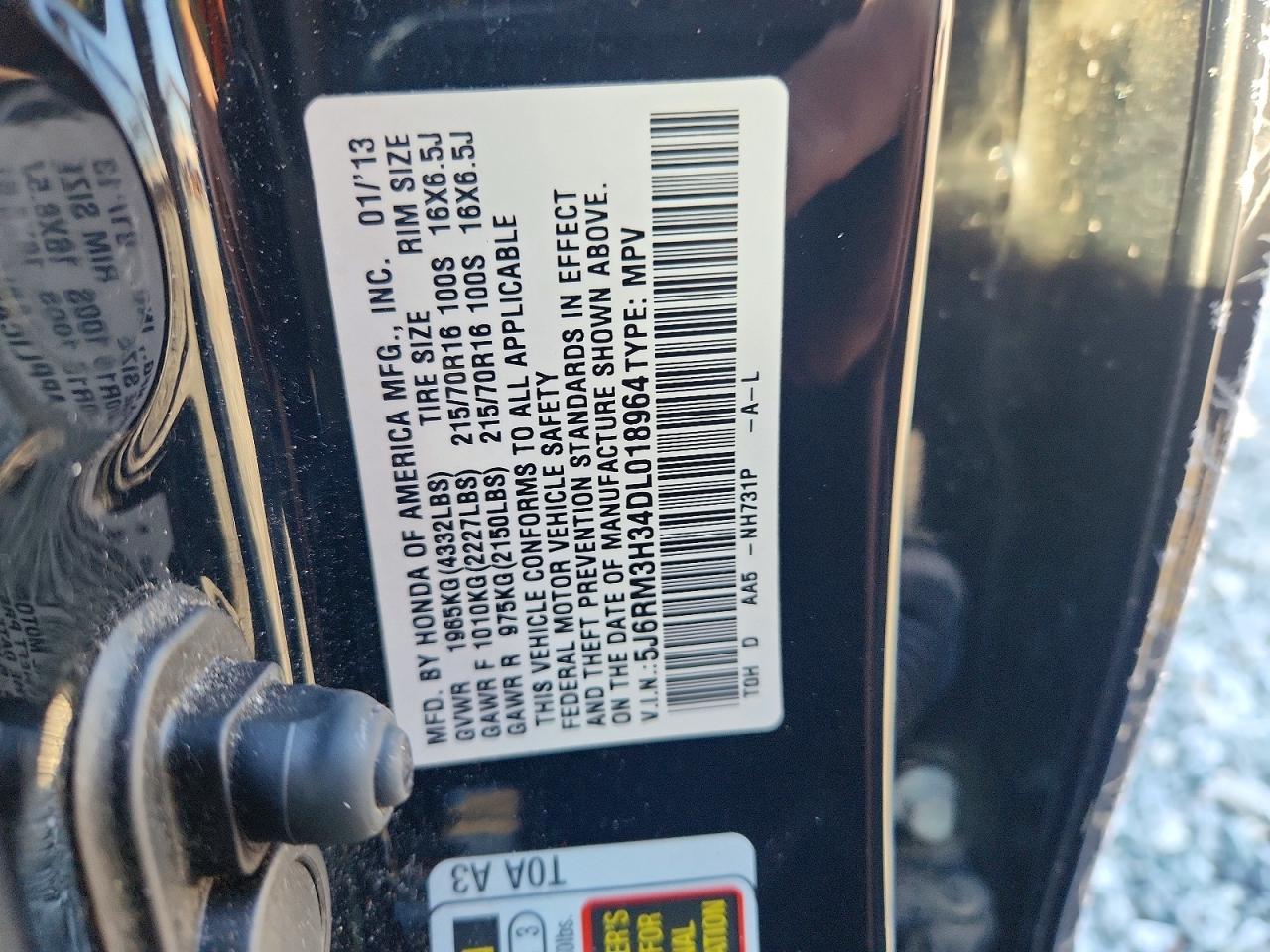 Honda Crv Lx