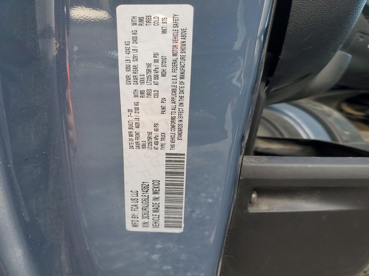 Ram Promaster 1500 High