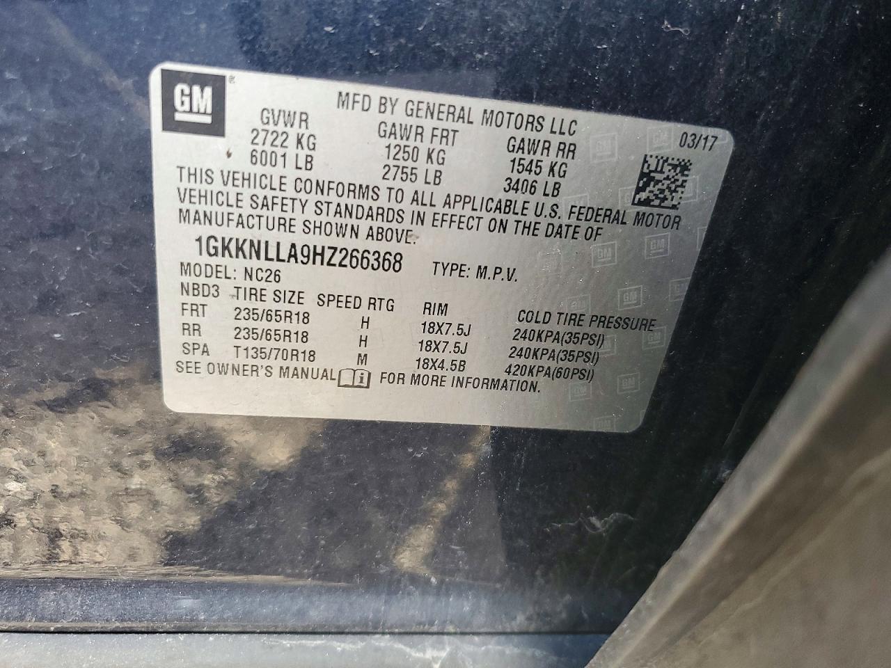 GMC Acadia Sle