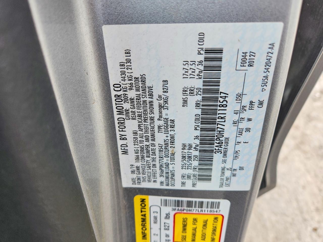 Ford Fusion Se