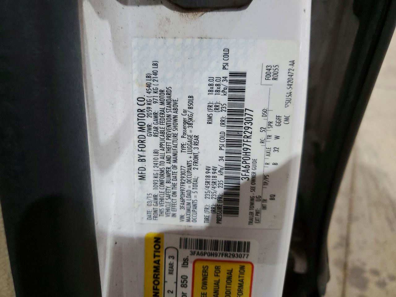 Ford Fusion Se