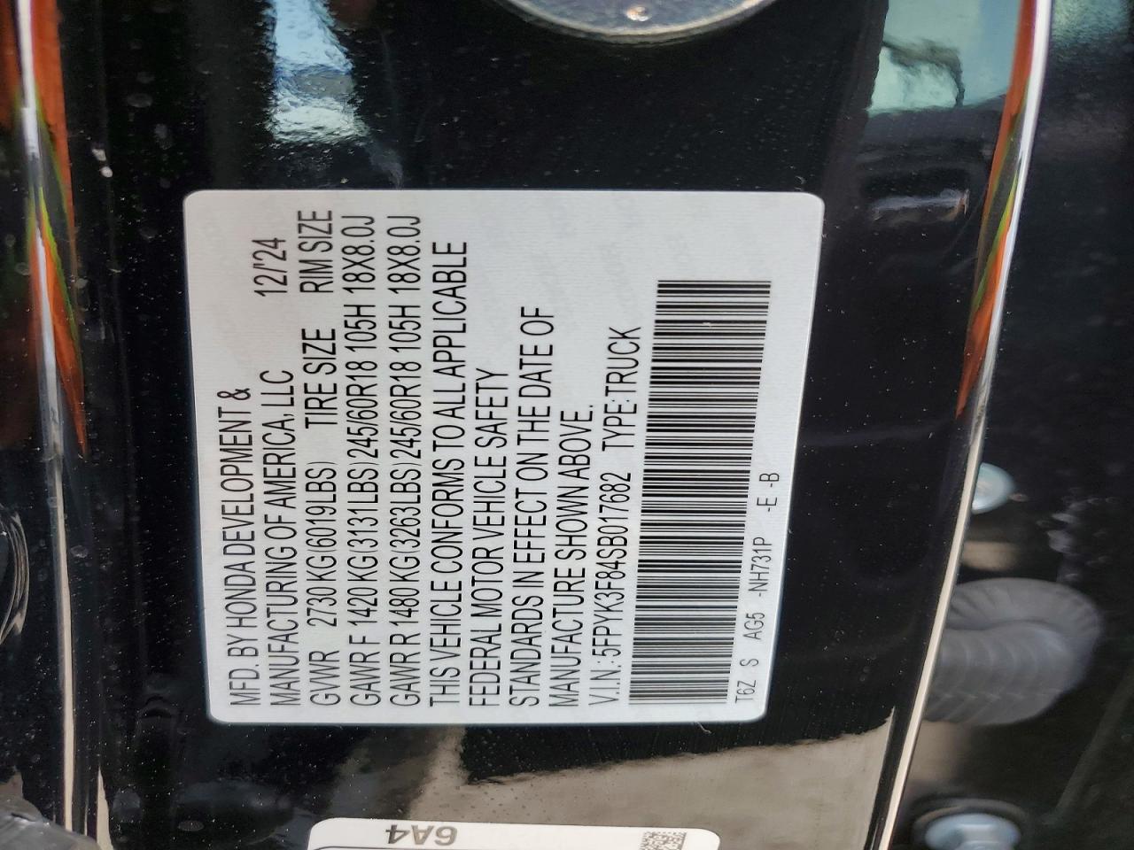 Honda Ridgeline Black Edition