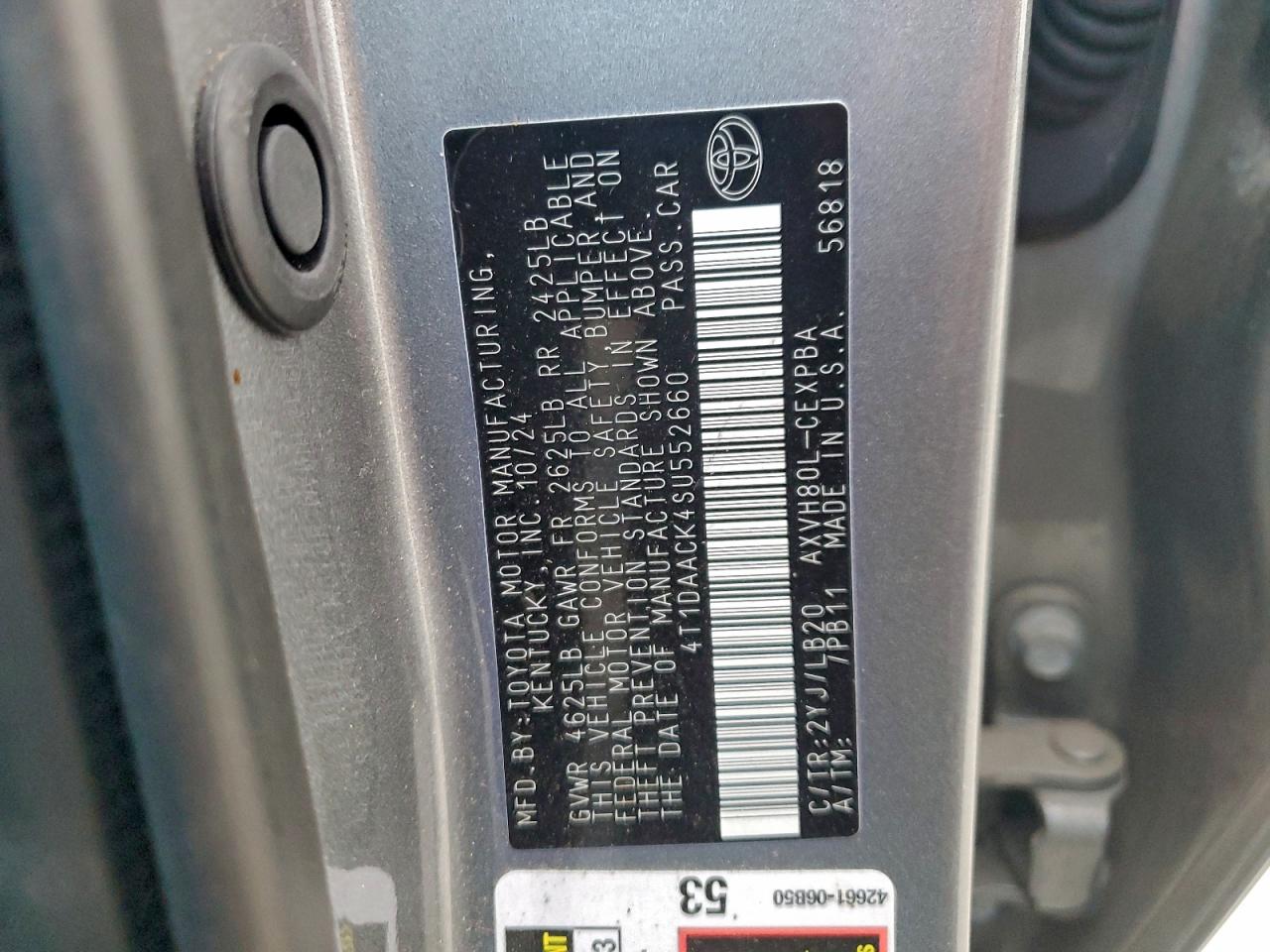 Toyota Camry Xse