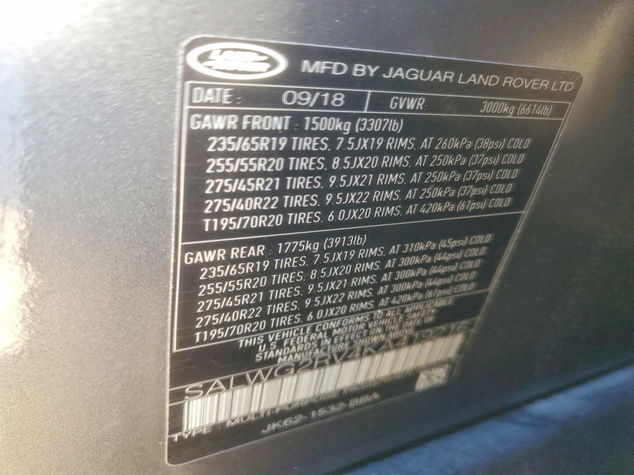 Land Rover Range Rover Se