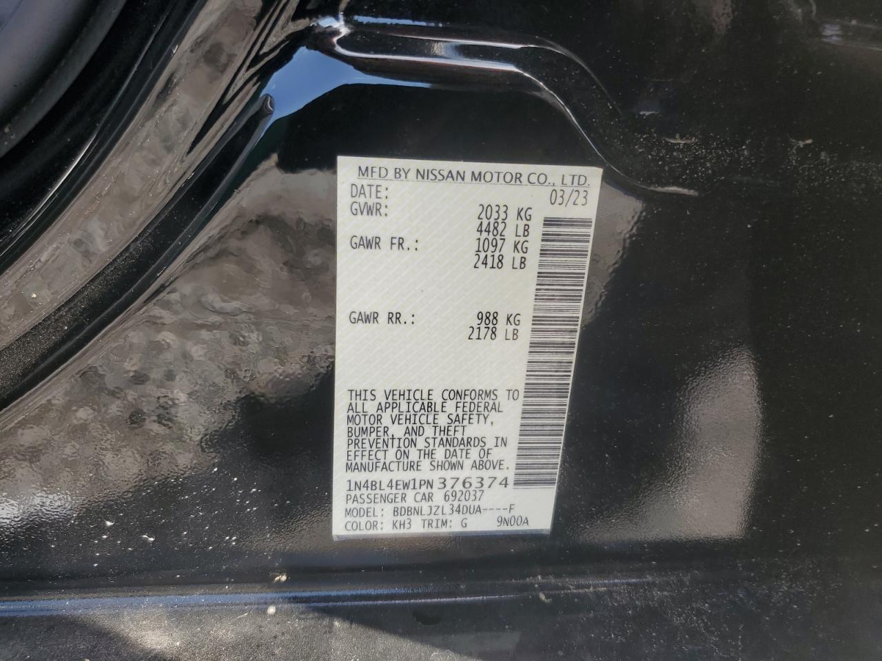 Nissan Altima 2.5 Sl