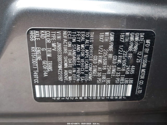 Nissan Rogue Sv Intelligent Awd