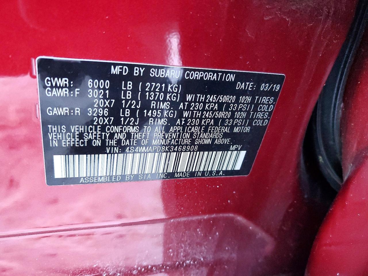 Subaru Ascent Limited