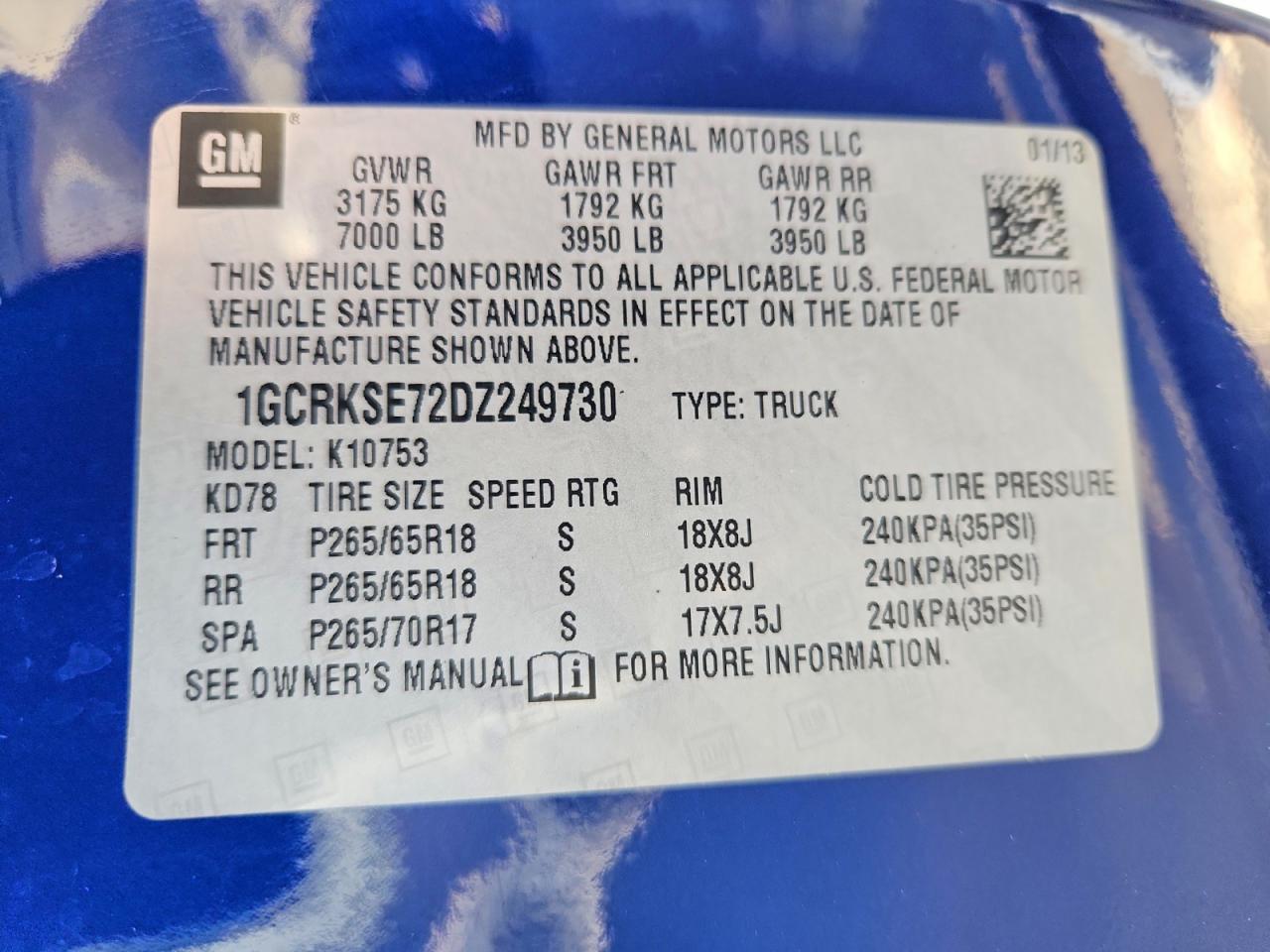 Chevrolet Silverado K1500 Lt
