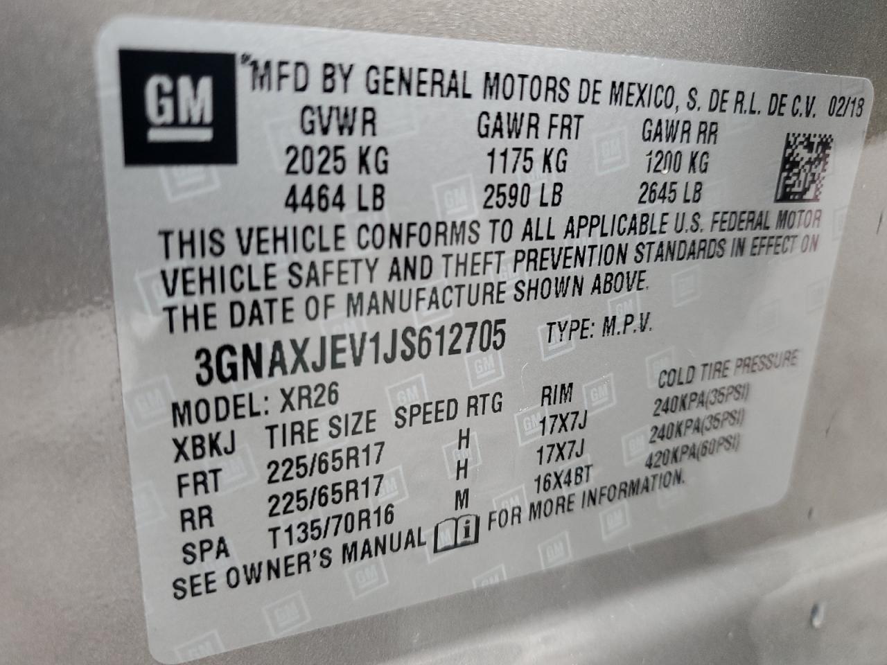 Chevrolet Equinox Lt