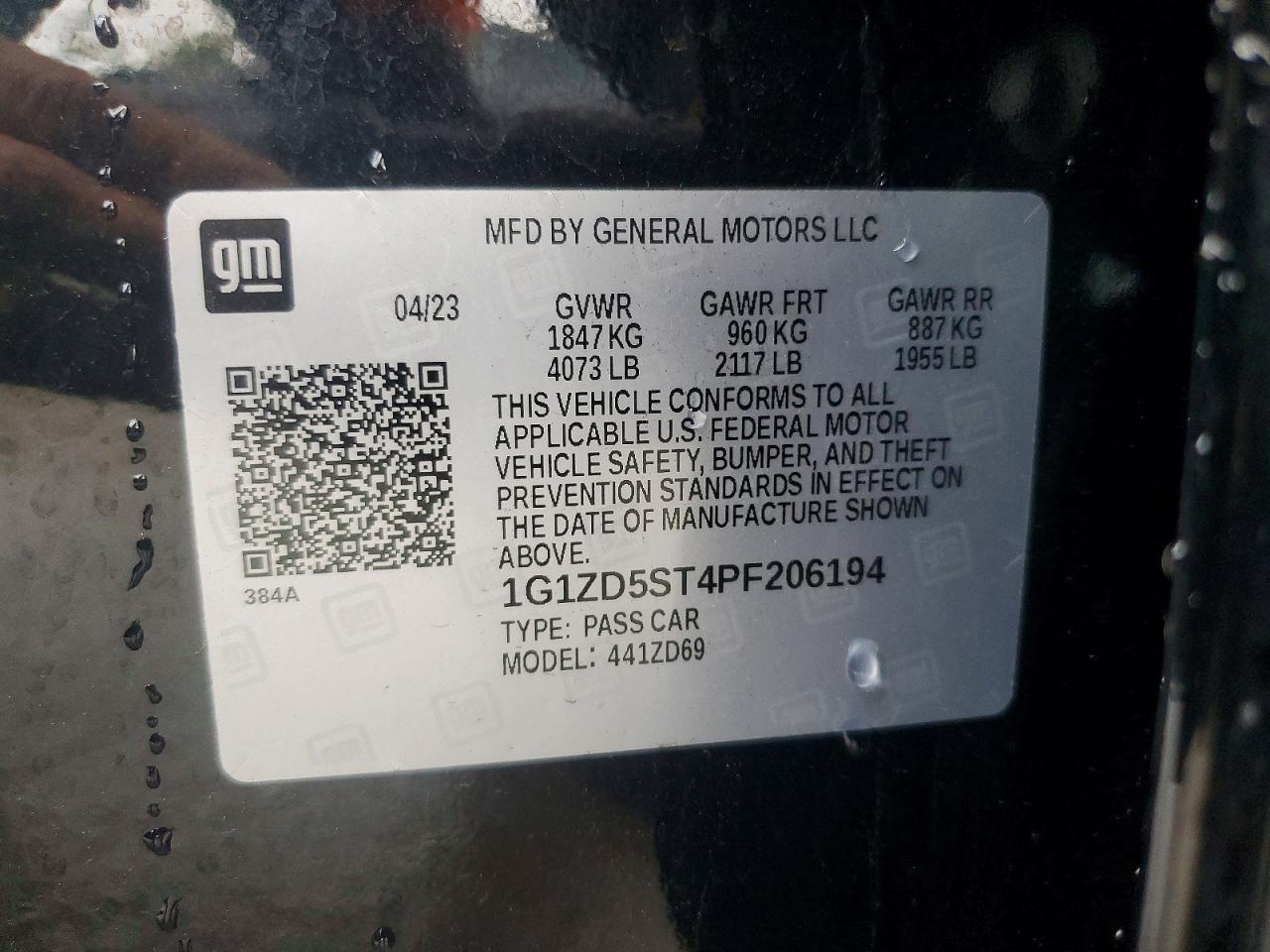 Chevrolet Malibu Lt (1lt)