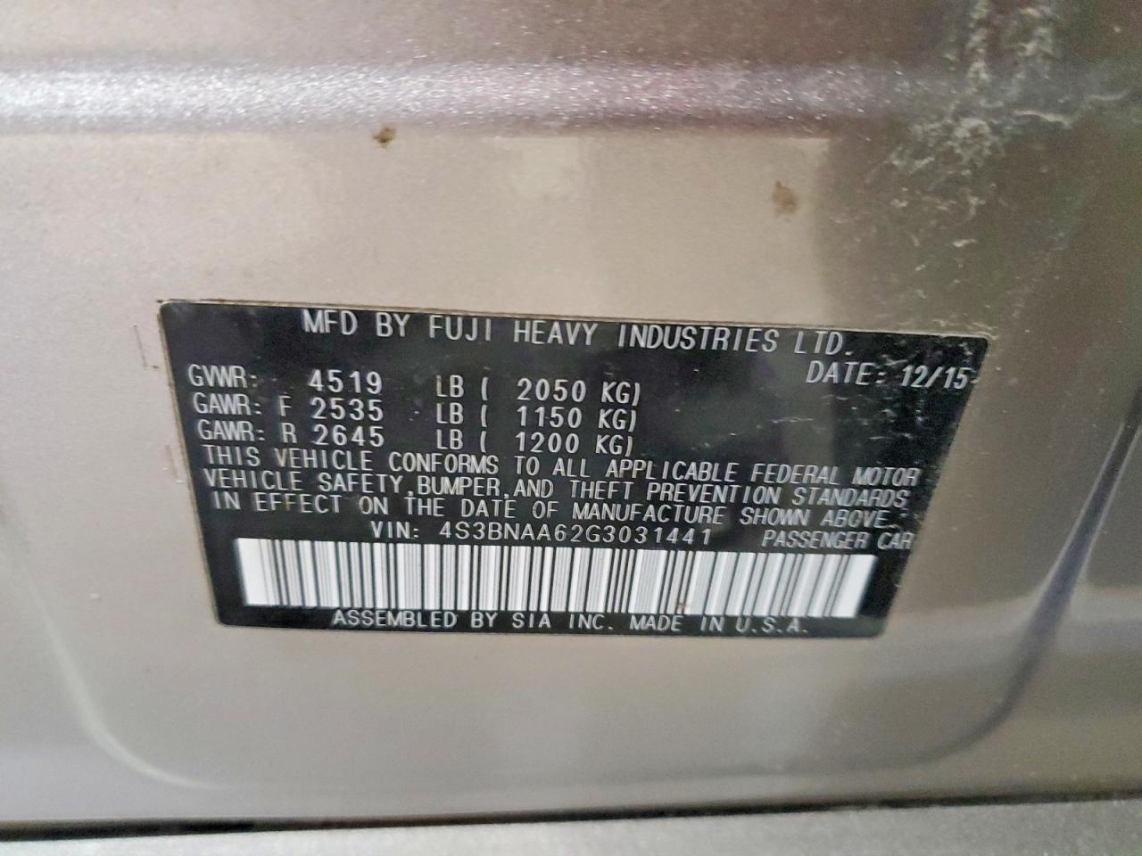 Subaru Legacy 2.5i