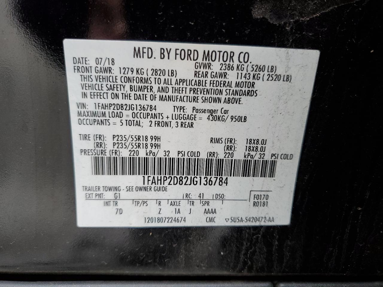 Ford Taurus Se