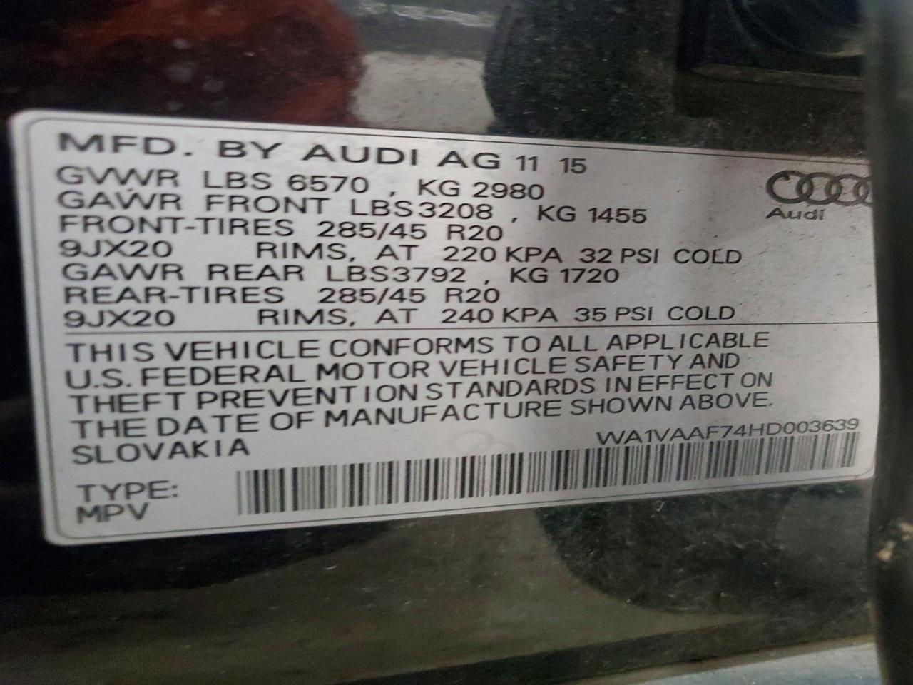 Audi Q7 Prestige