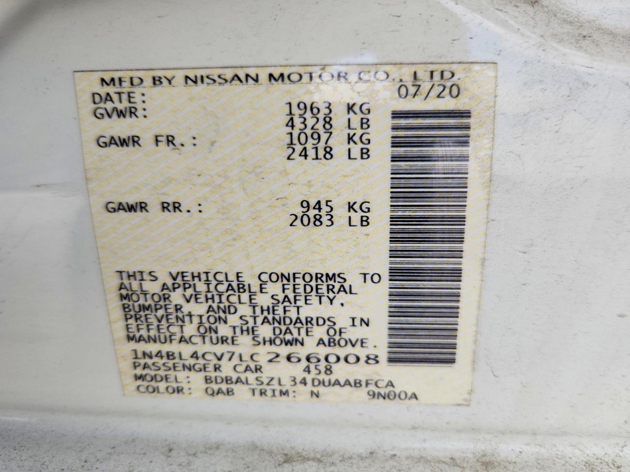 Nissan Altima 2.5 Sr