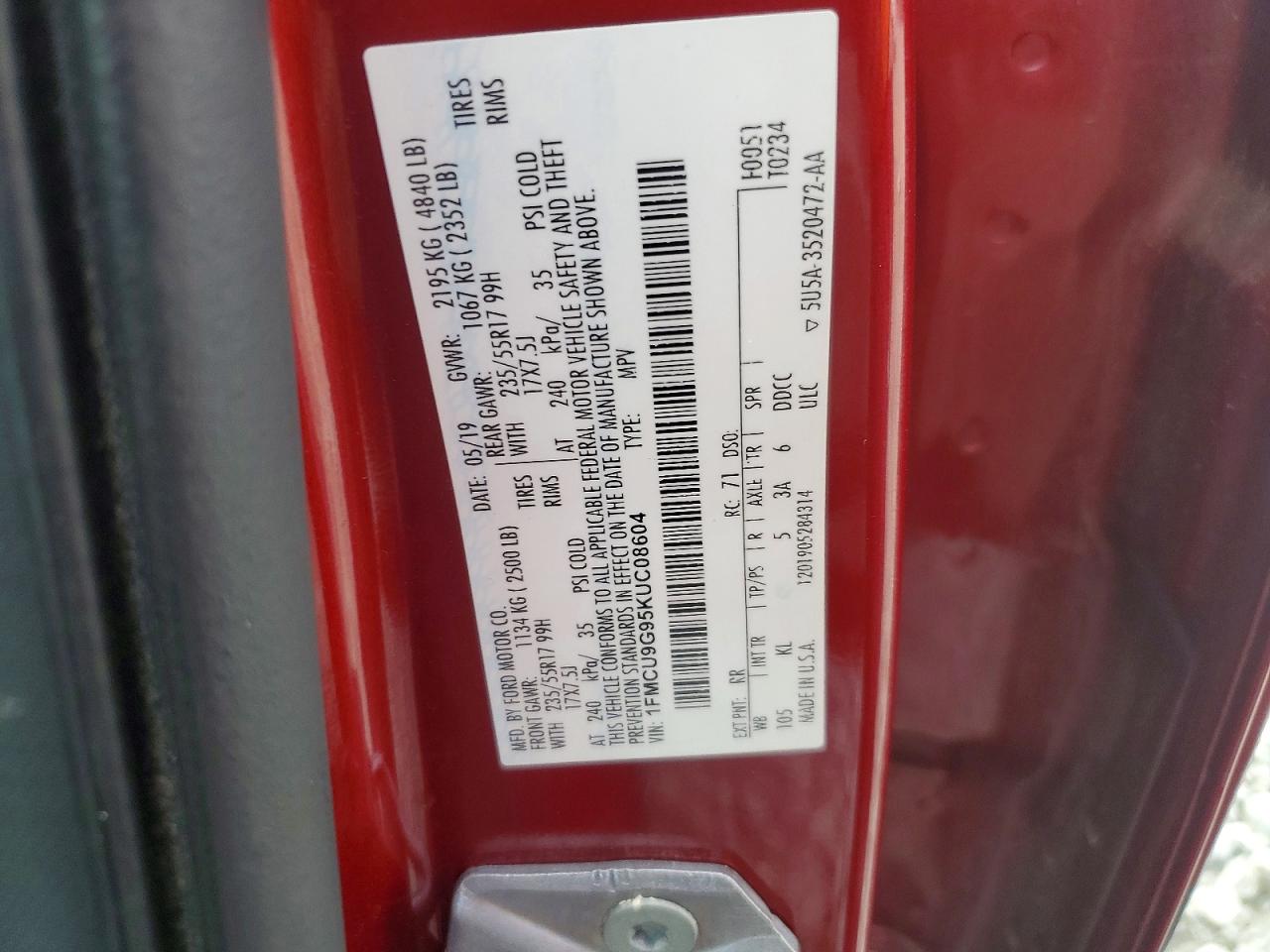 Ford Escape Se