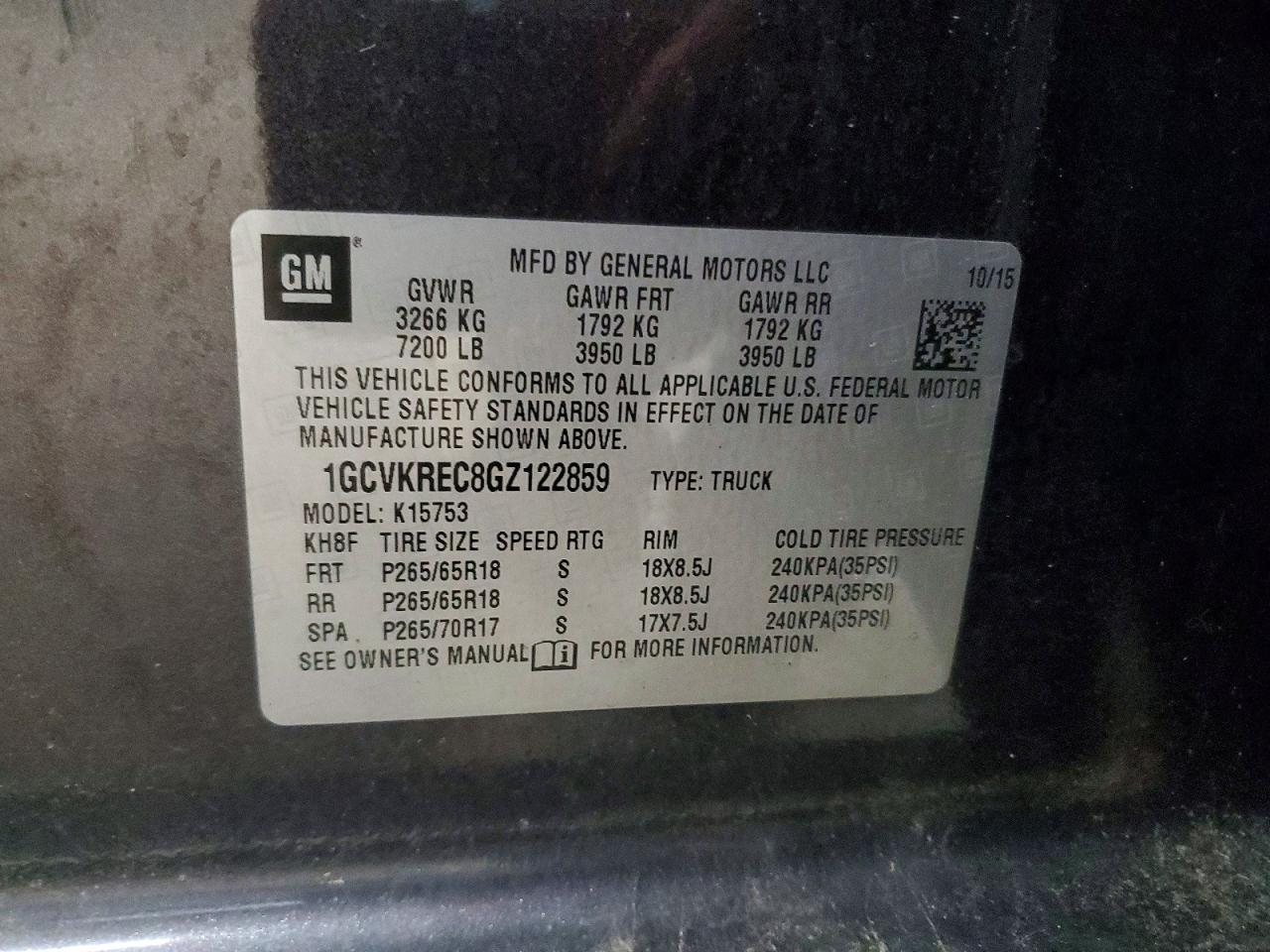 Chevrolet Silverado K1500 Lt