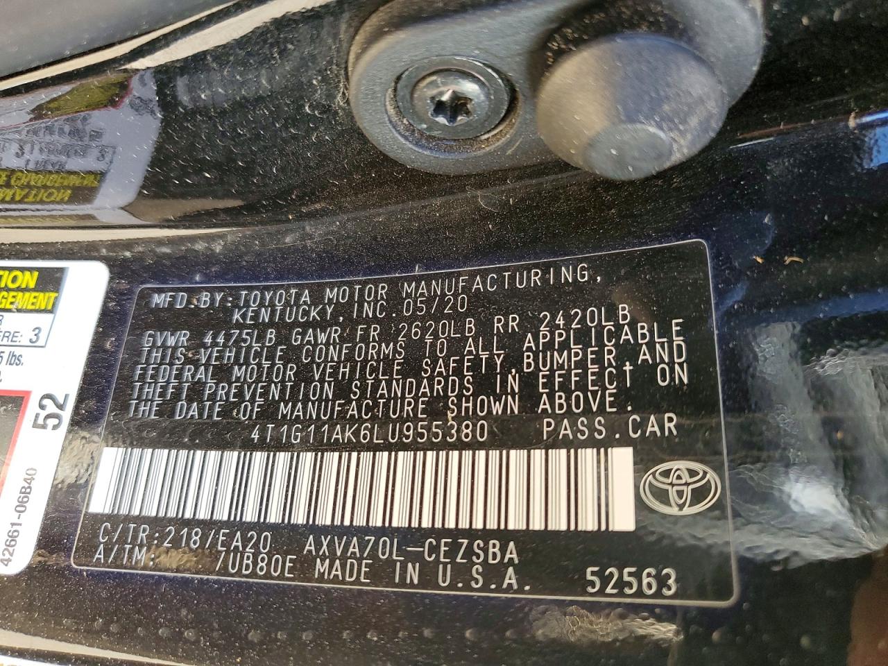 Toyota Camry Se